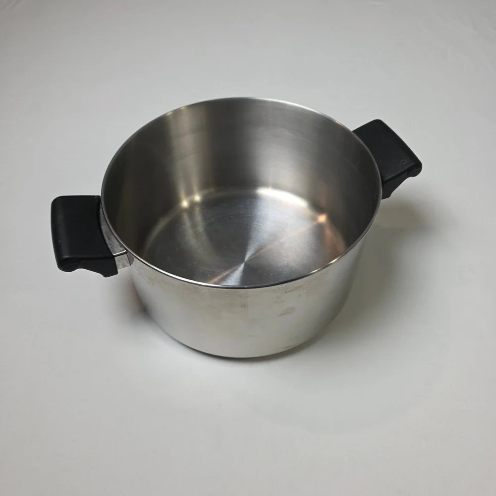 Farberware 6QT‎ Stainless Steel Stockpot Impact Bonded QQQ21T Silver Heavy Duty